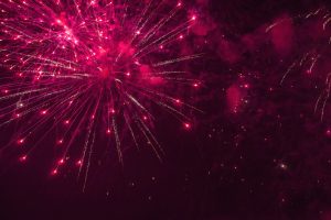 Pink fireworks